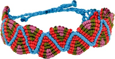 Helenist Design Makrome Zigzag Bileklik