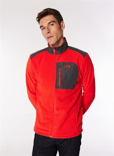Helly Hansen Helly Hansen Block Fullzip Polar Mont KIRMIZI Erkek Polar KIRMIZI S S