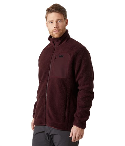 Helly Hansen Panorama Pile Block Jacket Erkek Bordo Polar HHA.49460.HHA.658