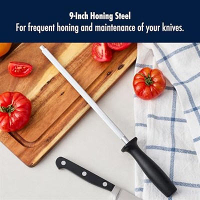 HENCKELS Fine Edge Pro bileme, 22,9 cm, siyah/paslanmaz çelik