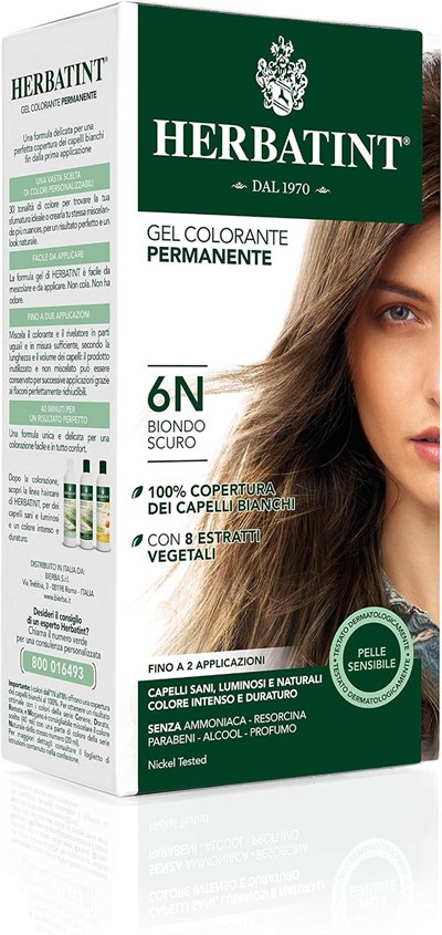 Herbatint 6N Blond Fonce Koyu Kumral Saç Boyası, 135 Ml