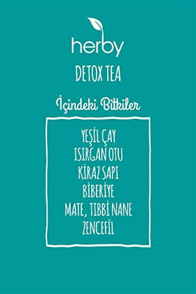 Herby Detox Tea Detoks Bitki Çayı 3lü Paket