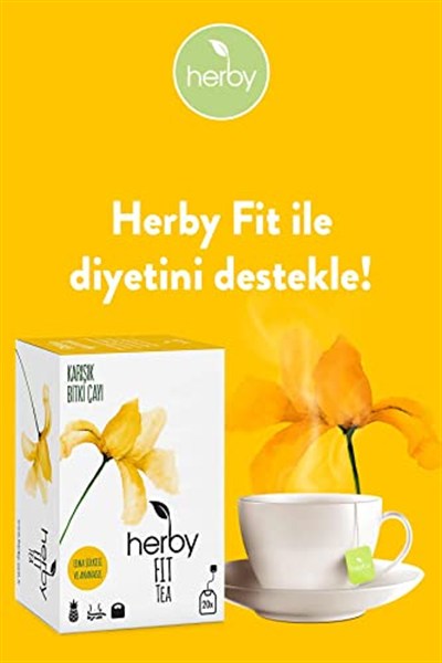 Herby Fit Tea Elma Sirkeli Ananaslı Diyete Destek Form Bitki Çayı 3lü Paket