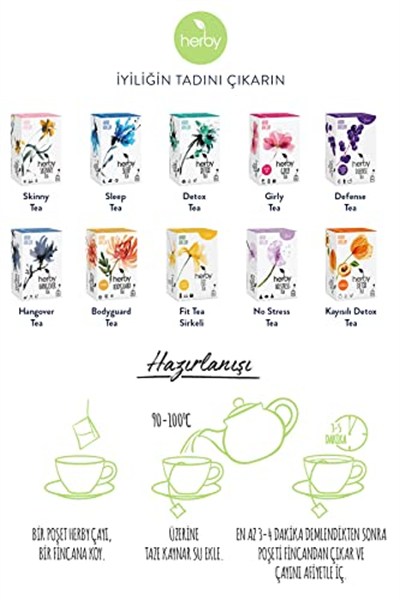 Herby Sleep Tea Uyku Öncesi Rahatlatıcı Pasifloralı Bitki Çayı