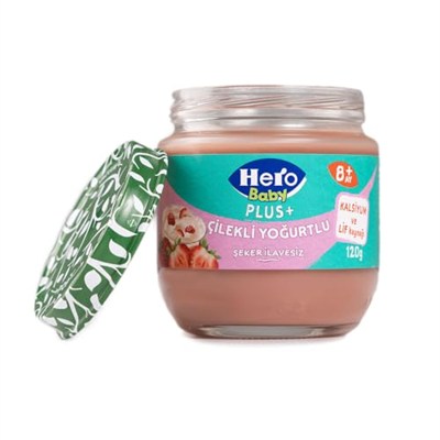 Hero Baby Plus Çilekli Yoğurtlu Kavanoz Mama