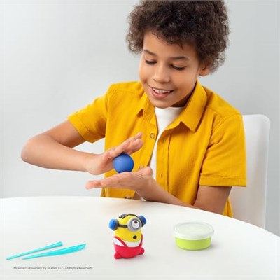 HEY CLAY Çılgın Hırsız Minyonlar 15 Kutulu Set - Çocuklar için Hava ile Kuruyan, Renkli ve Şekil Alan 15 Kutulu Kil Seti - Şekillendirme Aletleri ile Eğlenceli ve Etkileşimli Talimatlar Uygulaması