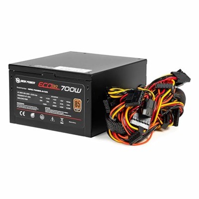 High Power Eco 700W 85+ Bronze 54A Single Rail Aktif Pfc Siyah At
