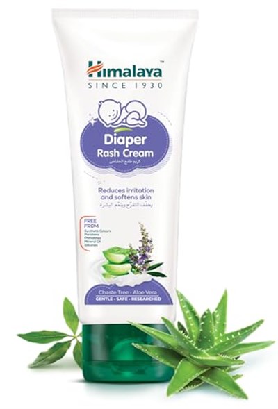 Himalaya Bebek Pişik Kremi 100 ml | Kızarıklık ve Tahriş Azaltıcı | 5 Yapraklı Hayıt Ağacı & Aloe Vera | Paraben, Silikon, Sentetik Renklendirici İçermez