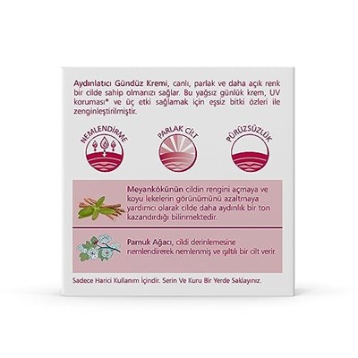 Himalaya Since 1930 Aydınlatıcı Gündüz Kremi, Yüz Kremi, Cınnabloc, Uv Koruma, Hipoalejenik, Kuru Ve Karma Ciltler, 50ml
