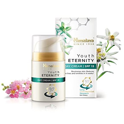 Himalaya Since 1930 Youth Eternity Yaşlanma Karşıtı Gündüz Kremi 50 ml, Nemlendirici, Dolgunlaştıcı, SPF 15, Yağsız