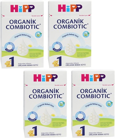 Hipp 1 Organik Combiotic 800 gr Bebek Sütü 4 ADET