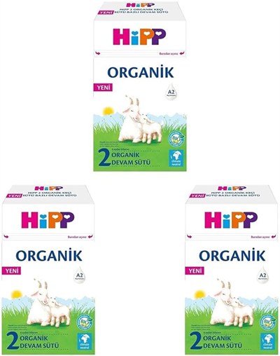 HiPP 2 Organik Keçi Sütü Bazlı Devam Sütü 400g 3lü paket