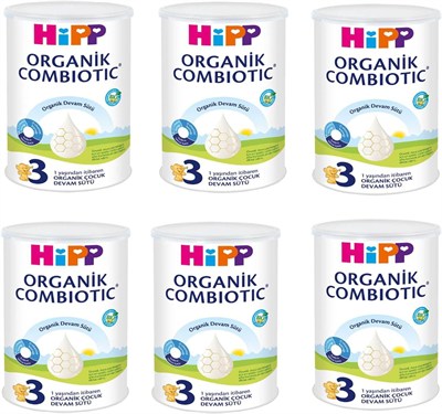 Hipp 3 Organik Combiotic Devam Sütü 350 gr 6 Adet