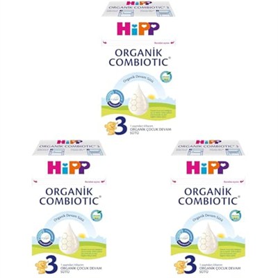 HiPP 3 Organik Combiotic Devam Sütü 600 G 3lü paket
