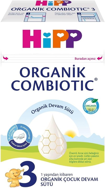 HiPP 3 Organik Combiotic Devam Sütü 600 gr