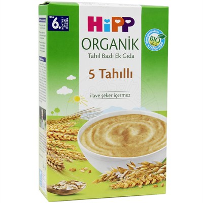 HiPP Organik 5 Tahıllı Tahıl Bazlı Ek Gıda 200 gr