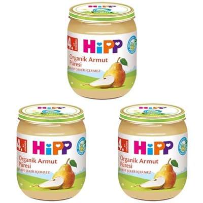 Hipp Organik Armut Püresi 125 Gr 1 Paket(1 X 125 G) 3lü paket