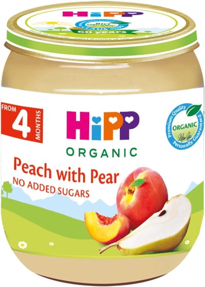 HiPP Organik Armutlu Şeftali Püresi 125 gr