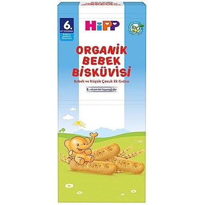 HiPP Organik Bebek Bisküvisi 180 gr