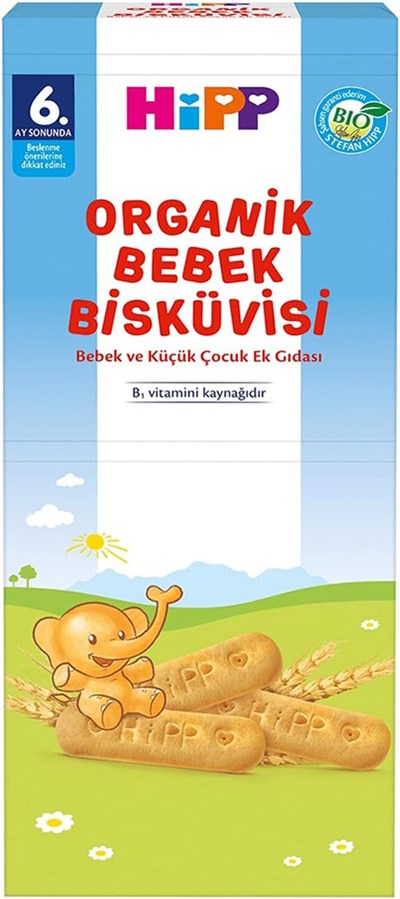 HiPP Organik Bebek Bisküvisi 180 gr