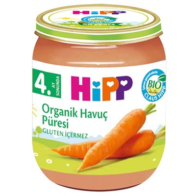 HiPP Organik Havuç Püresi 125 gr