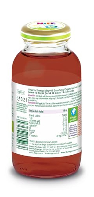 HiPP Organik Kırmızı Meyveli Elma Suyu 200 ml