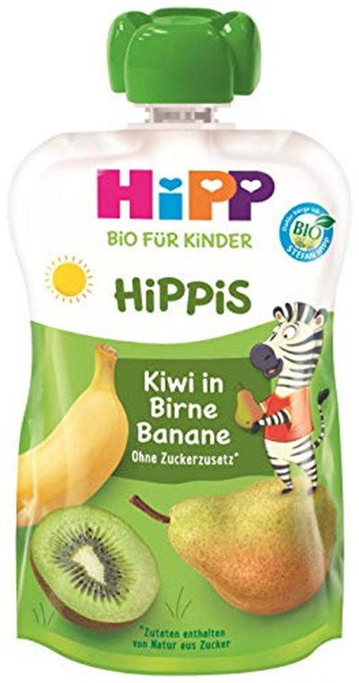 HiPP Organik Kivili Muzlu Armut Püresi 100 gr