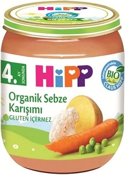HiPP Organik Sebze Karışımı 125 gr