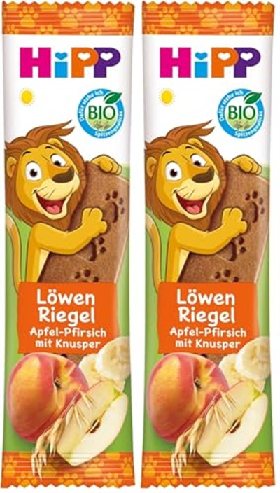 Hipp Organik Şeftali ve Elmalı Meyve Barı 1 Paket(1 x 20 g) 2li paket