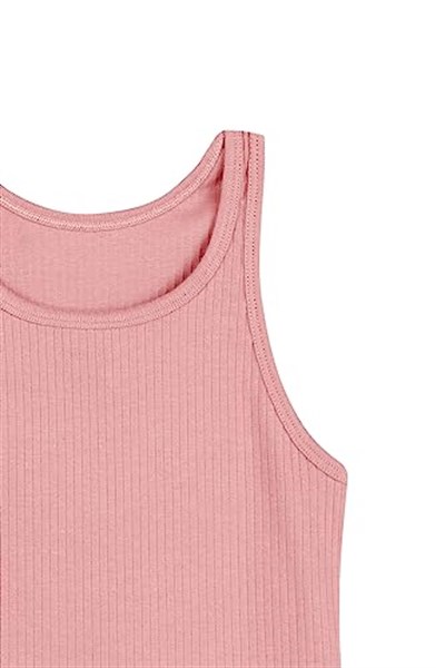 HNX Denim Pamuklu Kalın Askılı Crop Kadın Kısa Atlet Denim M hnxNM330