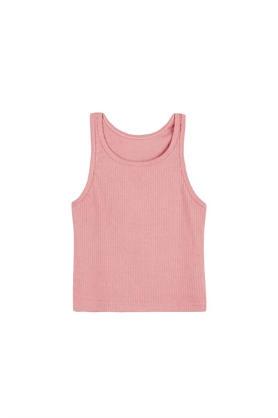 HNX Denim Pamuklu Kalın Askılı Crop Kadın Kısa Atlet Denim M hnxNM330