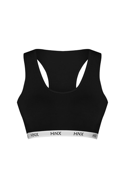 Hnx Spor Sütyeni Hnx Yazılı Kalın Askılı Büstiyer