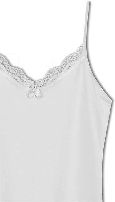 Hnx Underwear Kadın Kolsuz İç Çamaşır - Atlet İnce Askılı Kadın Atlet