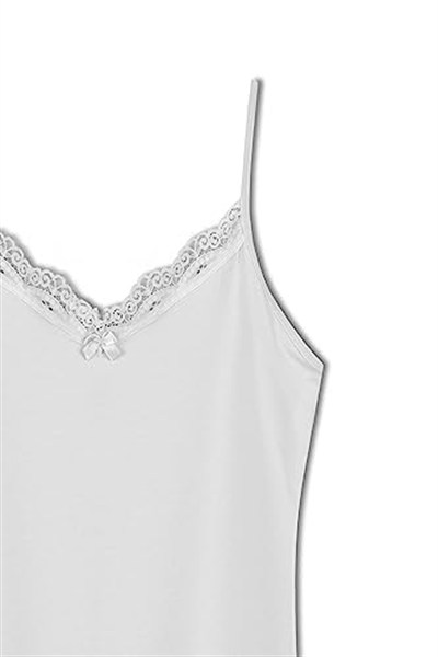 Hnx Underwear Kadın Kolsuz İç Çamaşır - Atlet İnce Askılı Kadın Atlet