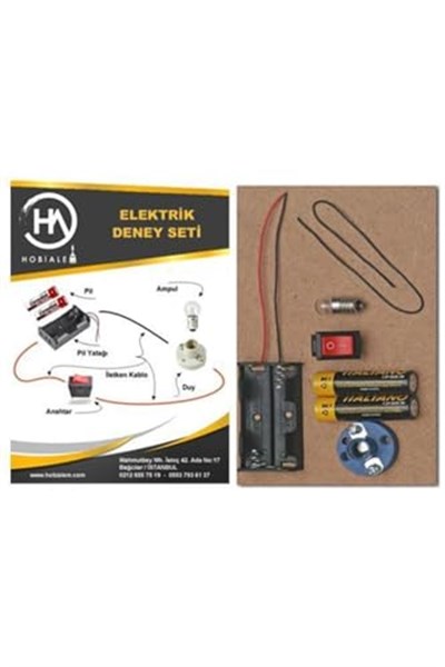 Hobialem Eğitici, Motor Ve Elektrik Devresi, Deney Seti, 2 Li Set, Eğitici Elektrik Devresi, Motor Devresi