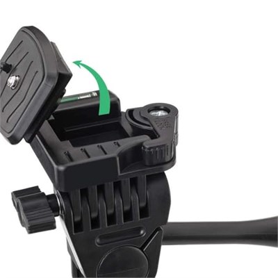 Hobimtek 3366 Alüminyum Cep Telefonu İçin Su Terazili Tripod 140 Cm Pro (Kırmızı)