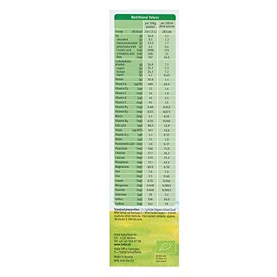 Holle Organik 2 Keçi Sütü Devam Formülü 1 Paket(1 X 400 G)