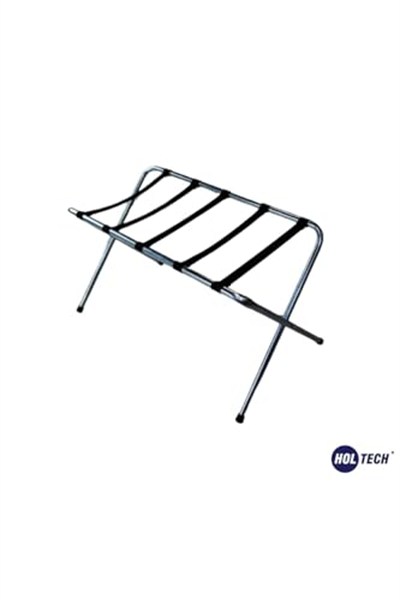 HOLTECH Metal Valizlik Katlanır Bavulluk Otel Tipi Valiz Sehpası METALİK