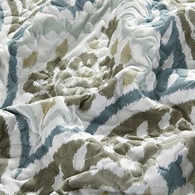 Home Soft Things Yorgan Örtüleri, Polyester Karışımı, Camgöbeği Aqua, 309,8 cm x 269,2 cm