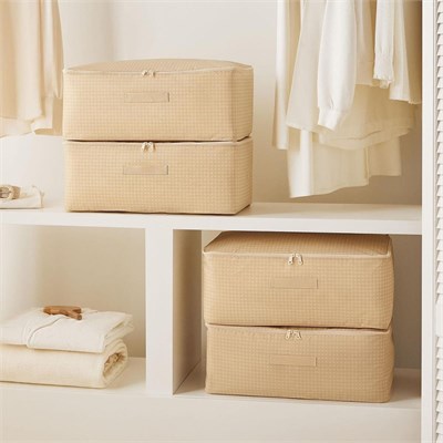 Home Wave 4lü Orta Boy Bej Pötikare Hurç Set 52 X 28 X 21 Cm