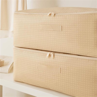 Home Wave 4lü Orta Boy Bej Pötikare Hurç Set 52 X 28 X 21 Cm