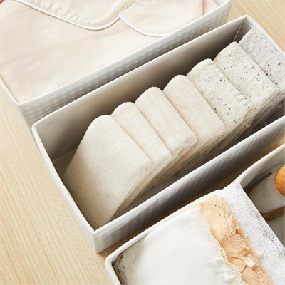 Home Wave 6lı Gri Pötikare Çekmece İçi Düzenleyici Kutu 2 Adet 28 X 28 X 13 / 2 Adet 28 X 13 X 13 / 2 Adet 14 X 14 X 13 Cm