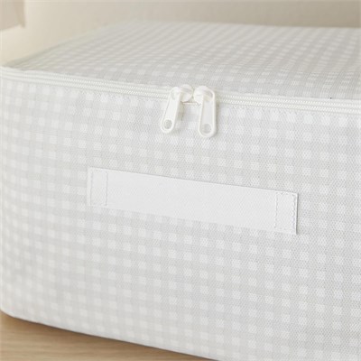 Home Wave 8li Küçük Boy Gri Pötikare Hurç Set 30 X 22 X 18 Cm