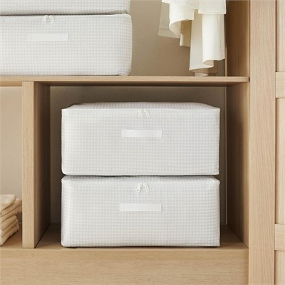 Home Wave 8li Orta Boy Gri Pötikare Hurç Set 52 X 28 X 21 Cm