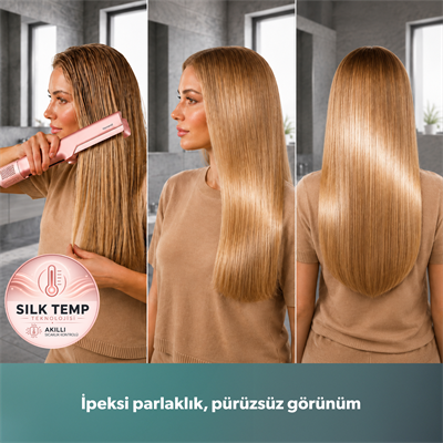Homend Air Silk 4607H Islak & Kuru Hava ile Saç Düzleştirici