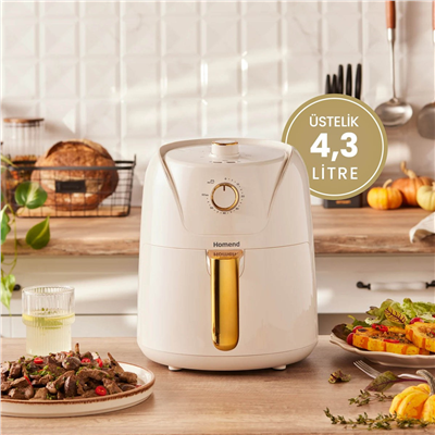 Homend Airfryday 2505H 8 Farklı Programlı Airfryer Antrasit 4,3L