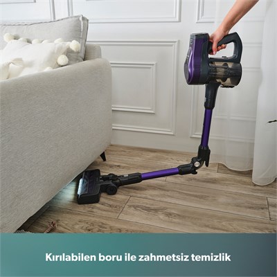 Homend Dustrider 1266H Dikey Süpürge Mor