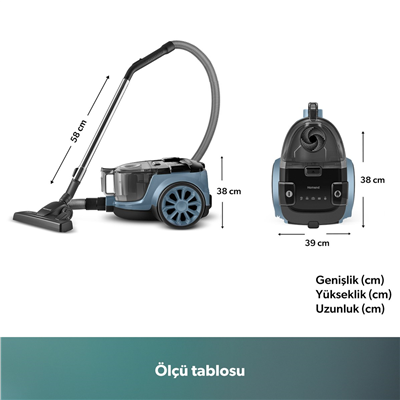 Homend Dustroyer 1255H Yatay Süpürge