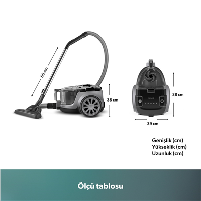 Homend Dustroyer 1255H Yatay Süpürge