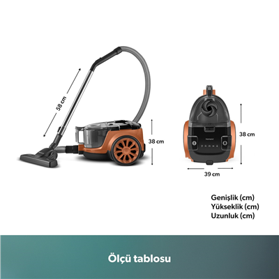 Homend Dustroyer 1255H Yatay Süpürge